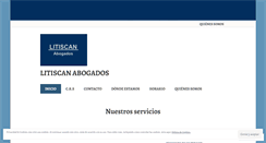 Desktop Screenshot of litiscanabogados.com